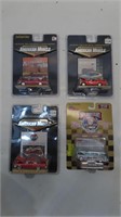 4 die cast toy cars