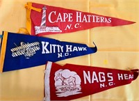 NAGS HEAD KITTY HAWK CAPE HATTERAS VINTAGE PENNANT