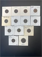 INDIANHEAD CENT LOT OF 13