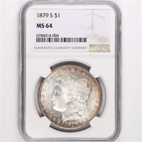 1879-S Morgan Dollar NGC MS64