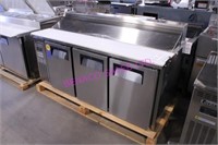 1X, NEW 71" TARRISON COLD PREP TABLE 2 DR. *NOTES*