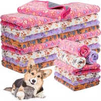 Preboun Pet Fleece Blankets 24x16  40pcs