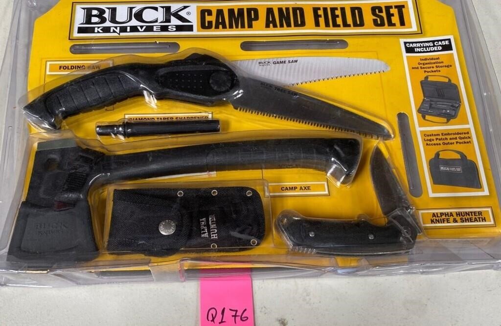 W - BUCK KNIVES CAMP & FIELD SET (Q176)