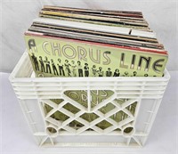 Crate Full Of Various Genre Lps, Some Covers Bad