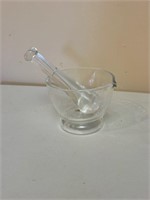 Glass Mortar & Pestle