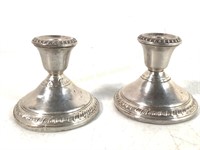 Crown Sterling candlestick holders