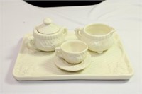 Miniature Bisque Tea Set