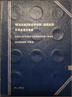 Washington Silver Quarter Book (Includes 34