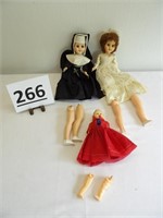 2 Dolls ( In need of repair)