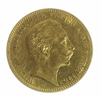 1894 German States Prussia 20 Mark Gold Coin