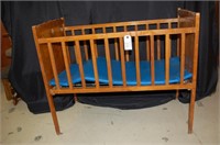 Vintage Children's Wooden Crib
