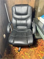 Larger Sized Black Office Chair