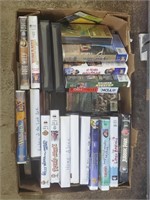 Box of Assorted VHS Tapes