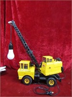 Tonka Mighty crane pressed steel toy.