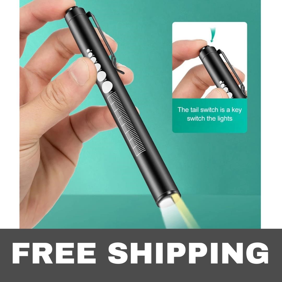 NEW USB Rechargeable Medical Handy Pen Light Mini
