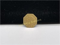 1857 CALIFORNIA FRACTIONAL GOLD COIN