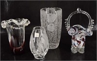 Waterford & Art Glass Vases