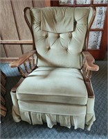 Lazy Boy Recliner, Sage Green upholstery