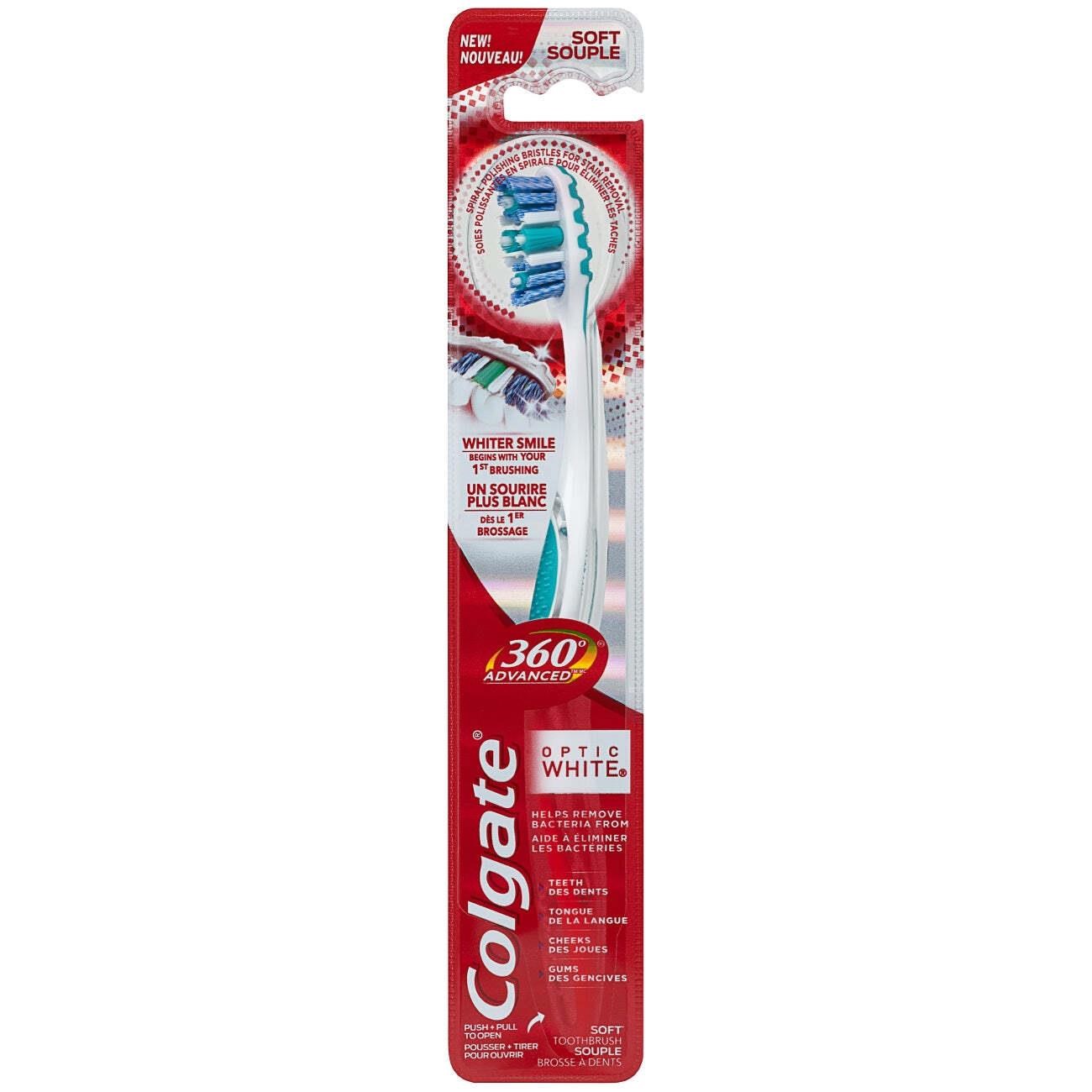 Colgate 360 Advanced Optic White Toothbrush (3-pac