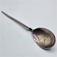 Antique Sterling Came Down Golf Club Spoon