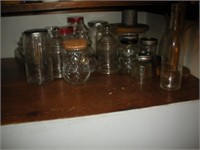 Assorted Glass Containers