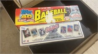 2 BOXES OF 1991 BASEBALL TRADING CARDS