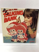 Janex Raggedy Ann and Andy Talking Bank