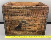 Hanley’s Peerless Ale Crate Stamped 1936