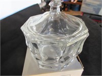 Clear Glass Candy Dish in Box (new)