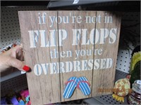 Flip  Flop Sign