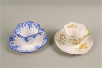 SHELLEY CUPS AND SAUCERS