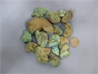 Turquoise Stabilized Rough Nuggets 245.29g