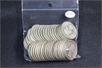 Bag Lot - Roll of Silver Washington Quarters $10FV