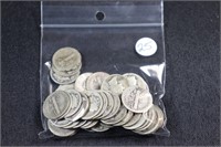 Bag Lot - Roll of Mercury Dimes $5FV