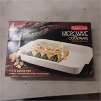 Rubbermaid microwave cookware 9x13 baking pan