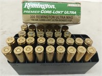 18 rds 300 Remington ultra mag 180 gr Core-Lokt