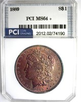 1889 Morgan PCI MS64+ Incredible Color