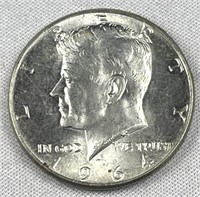 1964 JFK 90% Silver Half Dollar, Uncirculated