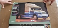 12 Month Truck Calendars 1995 & 1996
