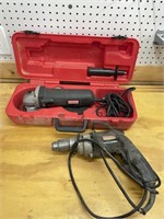 Craftsman angle grinder, and drill