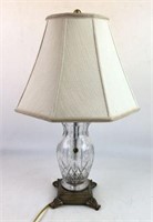 Waterford Crystal Lamp with Shade