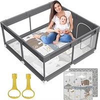 Baby Playpen with Mat, Large Baby Playard for Todd