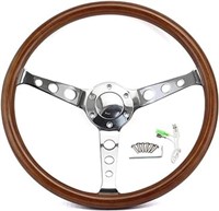 SEALED - Universal 15inch Wood Steering Wheel JDM
