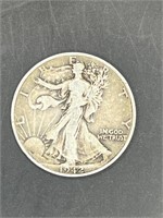 1942 Walking Liberty Half