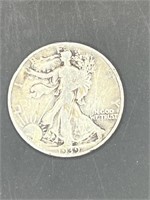 1939 Walking Liberty Half