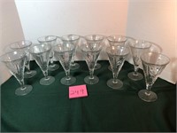 12 Fostoria glasses