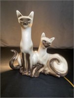 Vintage Siamese Cat Lamp