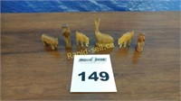 Grouping of Small Wooden Animals