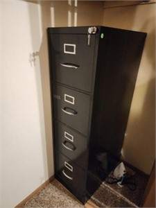 4 Drawer File Cabinet with Key