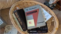 Basket of Vintage books